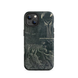 Dance of the Sabbath - Emile Bayard Iphone Case, 14 / Matte, Black Smartphone Detailed Dark Fantasy Art Case