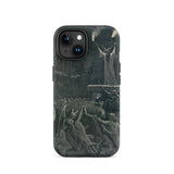 Dance of the Sabbath - Emile Bayard Iphone Case, 15 / Matte, Black Smartphone Case Engraved Dark Fantasy Scene