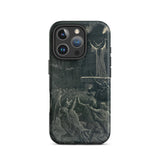 Dance of the Sabbath - Emile Bayard Iphone Case, 16 Pro / Matte, Black Smartphone Case Dark Detailed Illustration Dramatic Scene