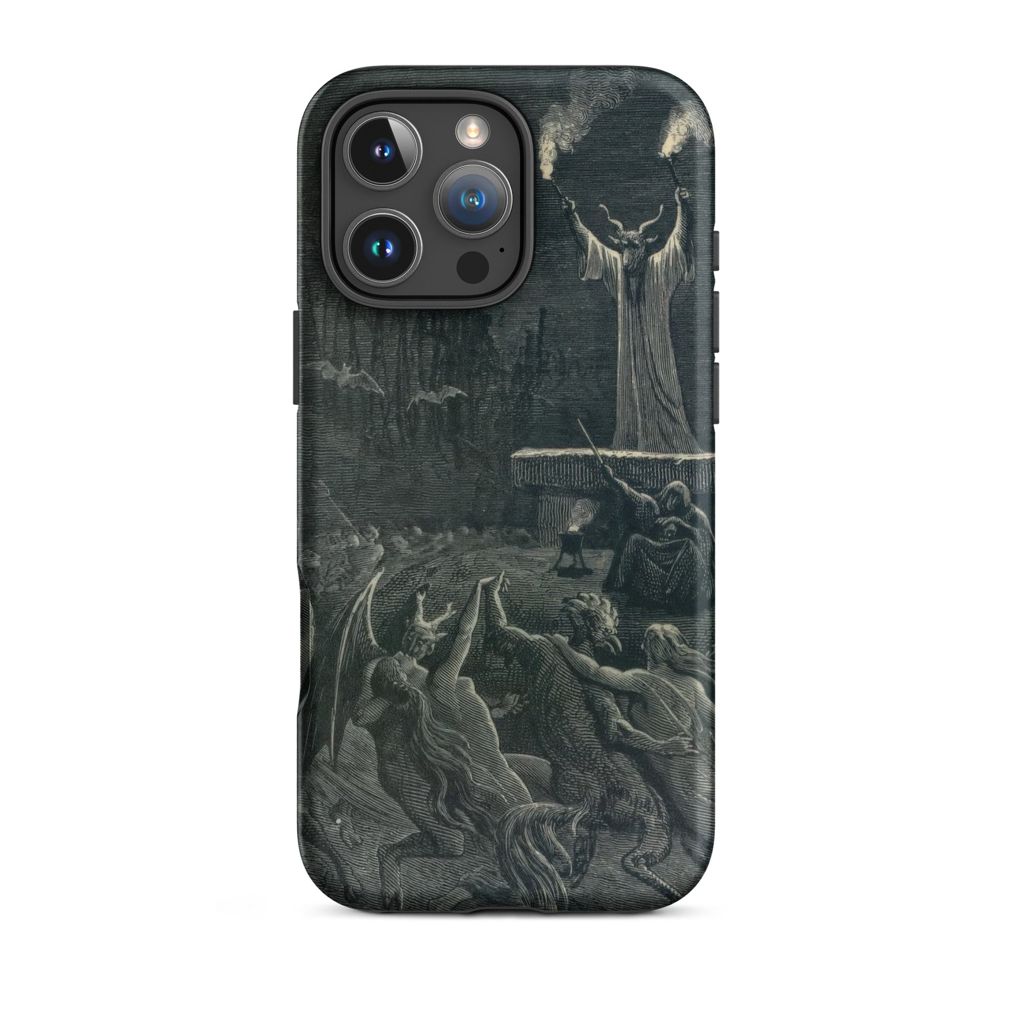 Dance of the Sabbath Emile Bayard Iphone Case, 16 Pro Max / Matte, Iphone Dark Intricate Fantasy Art Case