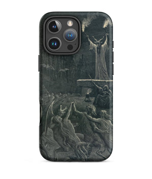 Iphone 16 Pro Max / Matte Dance of the Sabbath - Emile Bayard Phone Case émile Conjures, Midnight Convocation, Winged Beasts