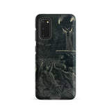 Dance of the Sabbath - Emile Bayard Samsung Case, Galaxy S20 / Matte, Black Smartphone Case Dark Gothic Illustration Ritual Figures