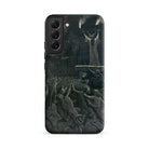 Dance of the Sabbath Emile Bayard Samsung Case, Galaxy S22 Plus / Matte, Black Smartphone Case Dark Intricate Satanic Ritual