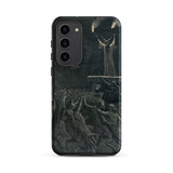 Dance of the Sabbath - Emile Bayard Samsung Case, Galaxy S23 Plus / Matte, Black Smartphone Case Dark Intricate Illustration Demonic Scene