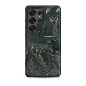Dance of the Sabbath - Emile Bayard Samsung Case, Galaxy S25 Ultra / Matte, Smartphone Case Dark Intricate Satanic Ritual