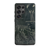Dance of the Sabbath - Emile Bayard Samsung Case, Galaxy S25 Ultra / Matte, Smartphone Case Dark Intricate Satanic Ritual