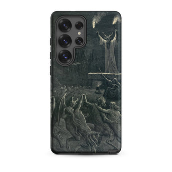 Dance of the Sabbath - Emile Bayard Samsung Case, Galaxy S25 Ultra / Matte, Smartphone Case Dark Intricate Satanic Ritual