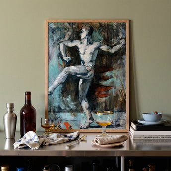 Dancer - Francis Campbell Boileau Cadell Kunstdruck / Leinwand, Poster, Drucke & visuelle Kunstwerke, Toby Leon