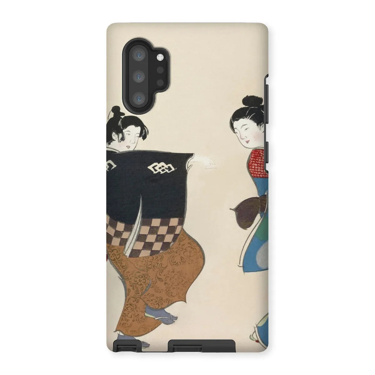 Dancers By Kamisaka Sekka - Japanese Art Phone Case - Samsung Galaxy Note 10p / Matte - Mobile Phone Cases - Aesthetic