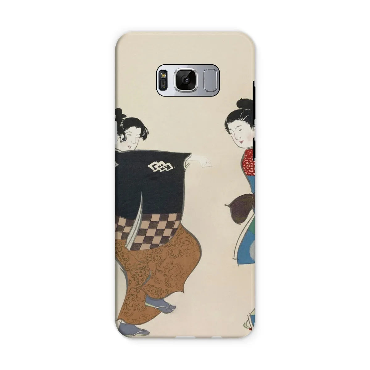 Dancers By Kamisaka Sekka - Japanese Art Phone Case - Samsung Galaxy S8 / Matte - Mobile Phone Cases - Aesthetic Art