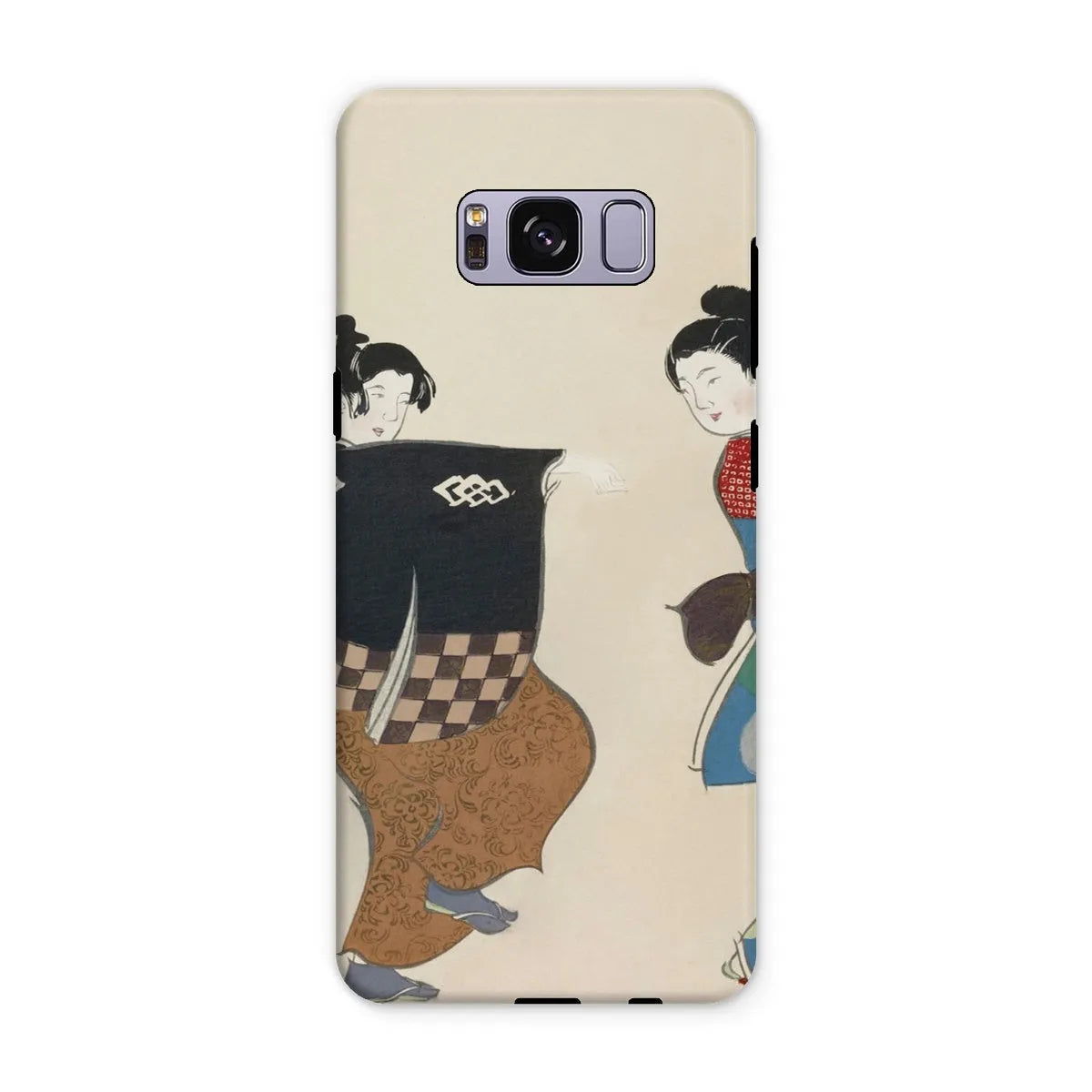 Dancers By Kamisaka Sekka - Japanese Art Phone Case - Samsung Galaxy S8 Plus / Matte - Mobile Phone Cases - Aesthetic