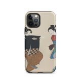 Dancers from Momoyogusa - Kamisaka Sekka Iphone Case, 12 Pro / Matte, Phone Case Japanese Art