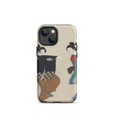 Dancers from Momoyogusa - Kamisaka Sekka Iphone Case, 13 Mini / Matte, Iphone Case Japanese Art