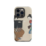 Dancers from Momoyogusa - Kamisaka Sekka Iphone Case, 14 Pro / Matte, Japanese Art Patterned Phone Case