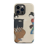 Dancers from Momoyogusa - Kamisaka Sekka Iphone Case, 14 Pro Max / Matte, Iphone Case Japanese Art
