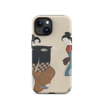 Dancers from Momoyogusa - Kamisaka Sekka Iphone Case, 15 / Matte, Iphone Case Japanese Art