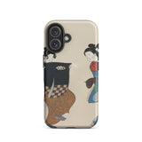 Dancers from Momoyogusa - Kamisaka Sekka Iphone Case, 16 / Matte, Phone Case Japanese Art
