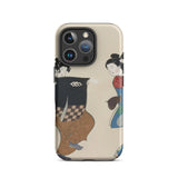 Dancers from Momoyogusa - Kamisaka Sekka Iphone Case, 16 Pro / Matte, Japanese Art Phone Case