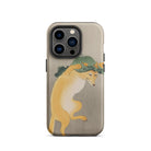 Dancing Fox with Lotus Leaf Hat - Ohara Koson Iphone Case, 14 Pro / Matte