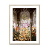 Dancing Queen - Japanese Geisha Collage Art Print, Framed Artistic Print Ornate Classical Ballet Performance Scene