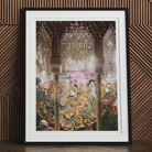 Dancing Queen - Japanese Geisha Collage Art Print