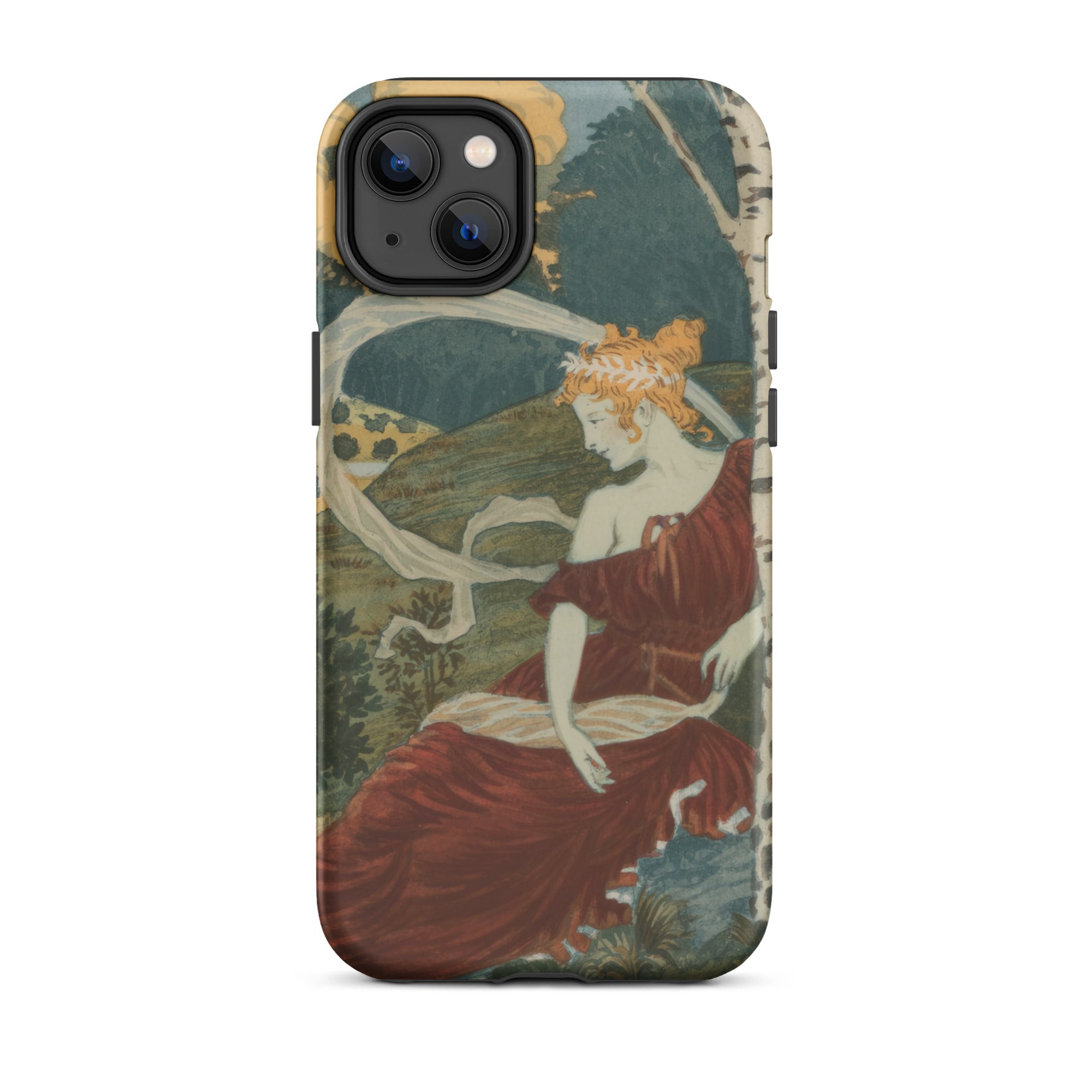 Dans Les Bois Eugene Grasset Iphone Case, 14 Plus / Matte, Art Nouveau Phone Case
