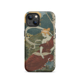 Dans Les Bois - Eugene Grasset Phone Case Iphone 13 / Matte Art Nouveau Phone Case Eugène Grasset’s Dans, Dusk, Half Sylph, Grasset Iphone