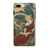 Dans Les Bois - Eugene Grasset Phone Case Iphone 8 Plus / Matte Art Nouveau Phone Case Eugène Grasset’s Dans, Dusk, Half Sylph, Grasset