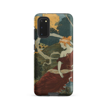 Dans Les Bois - Eugene Grasset Samsung Case, Galaxy S20 / Matte, Phone Case Art Nouveau-style Illustration Woman Red Dress