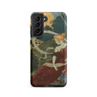 Dans Les Bois Eugene Grasset Samsung Case, Galaxy S21 / Matte, Phone Case Classical Style Painting Woman Red Dress