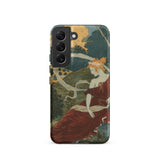 Dans Les Bois - Eugene Grasset Samsung Case, Galaxy S22 / Matte, Smartphone Case Classical Painting Woman Red Dress
