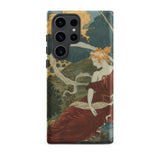 Dans Les Bois - Eugene Grasset Samsung Case, Galaxy S23 Ultra / Matte, Phone Case Art Nouveau Illustration Woman Red Gown