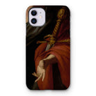 David - Pietro Novelli Baroque Art Iphone Case, 11 / Matte, Phone Case Sword Hand Design
