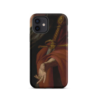 David - Pietro Novelli Baroque Art Iphone Case, 12 / Matte, Phone Case Sword Design