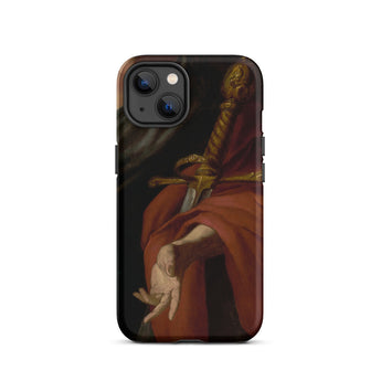 David - Pietro Novelli Baroque Art Iphone Case, 13 / Matte, Phone Case Sword Design