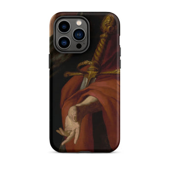 David - Pietro Novelli Baroque Art Iphone Case, 14 Pro Max / Matte, Phone Case Painting Hand Sword