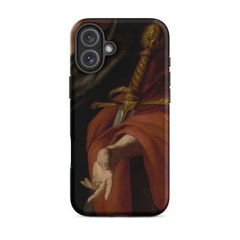David - Pietro Novelli Baroque Art Iphone Case 16 Plus / Matte Phone Case Sword Hand Design Pietro Novelli Baroque, Baroque Art,