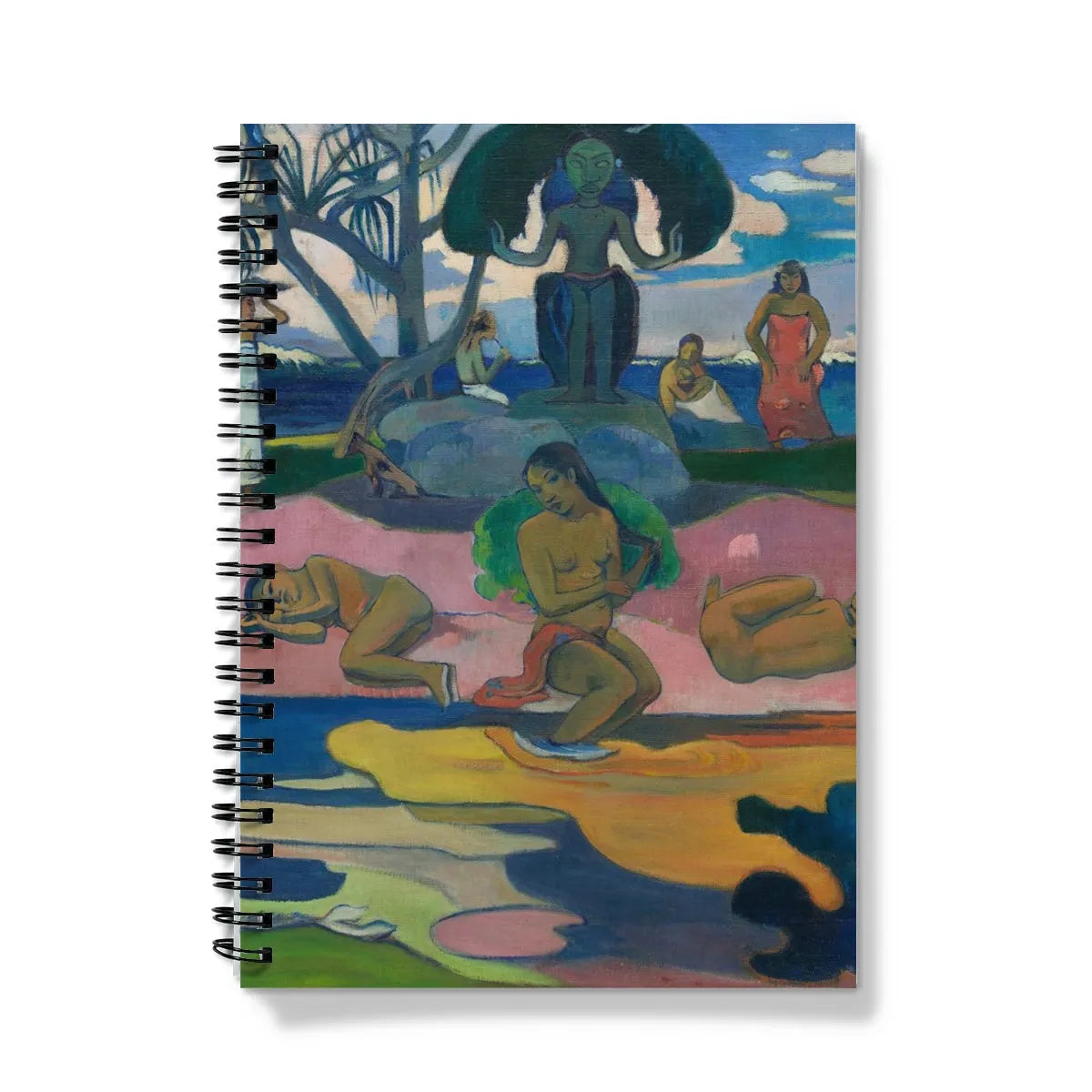 Day Of The God By Paul Gauguin Notebook - A5 / Graph - Notebooks & Notepads - Aesthetic Art