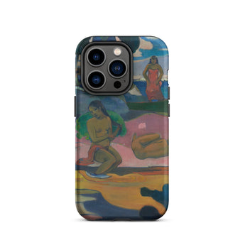 Day of the God - Paul Gauguin Phone Case Iphone 14 Pro / Matte Artistic Phone Case Paul Gauguin, Post-impressionist Art, Gauguin Day