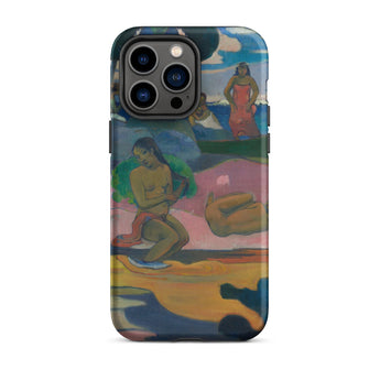 Day of the God - Paul Gauguin Phone Case Iphone 14 Pro Max / Matte Art-adorned Phone Case Paul Gauguin, Post-impressionist Art, Gauguin Day