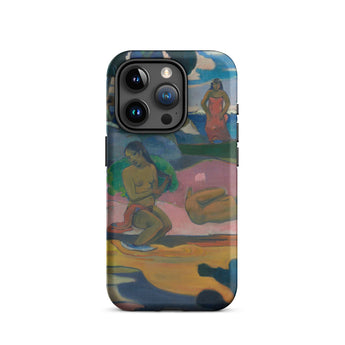 Day of the God - Paul Gauguin Phone Case Iphone 15 Pro / Matte Artistic Phone Case Paul Gauguin, Post-impressionist Art, Gauguin Day