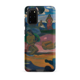 Day of the God - Paul Gauguin Phone Case Samsung Galaxy S20 Plus / Matte Vibrant Artistic Phone Case Colorful Painting Figures Beach Paul
