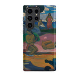 Day of the God - Paul Gauguin Phone Case Samsung Galaxy S23 Ultra / Matte Vibrant Artistic Phone Case Colorful Depiction Figures Expressive