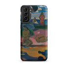 Day of the God Paul Gauguin Samsung Case, Galaxy S21 Plus / Matte, Smartphone Case Colorful Painting Women Landscape