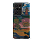 Day of the God Paul Gauguin Samsung Case, Galaxy S21 Ultra / Matte, Smartphone Case Colorful Abstract Painting Figures Landscape