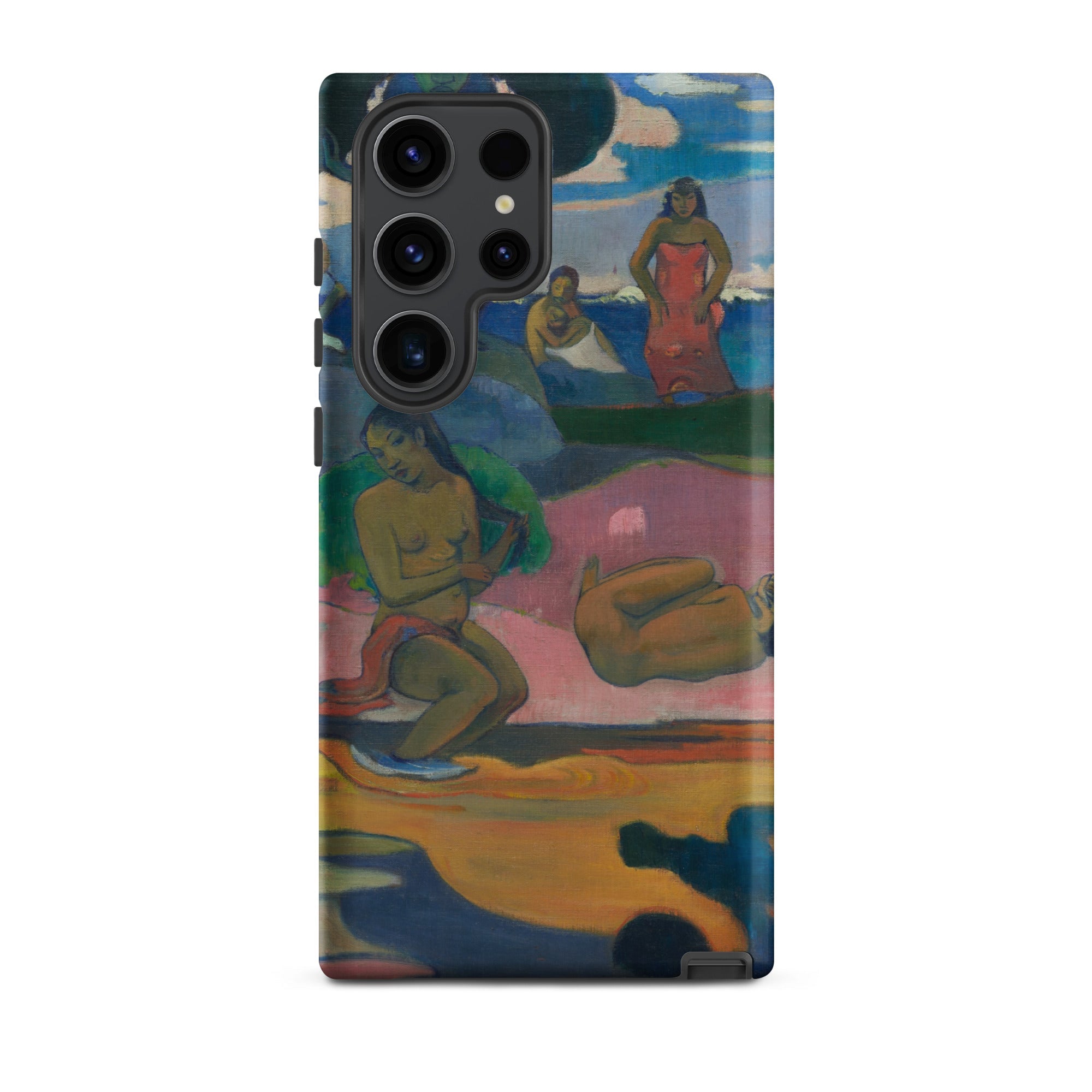 Day of the God Paul Gauguin Samsung Case, Galaxy S23 Ultra / Matte, Phone Case Colorful Painting Figures