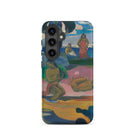 Day of the God Paul Gauguin Samsung Case, Galaxy S24 / Matte, Smartphone Case Colorful Impressionistic Painting Figures Landscape