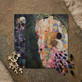 Death and Life - Gustav Klimt Fine Art Print / Canvas Reproduction Gustav Klimt’s ?The Kiss” Textured Canvas Iconic Klimt Fine Art, Arranges B