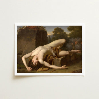 Death of Abel - Francois Xavier Fabre Fine Art Print / Canvas, Collapsed Epiphany Prints