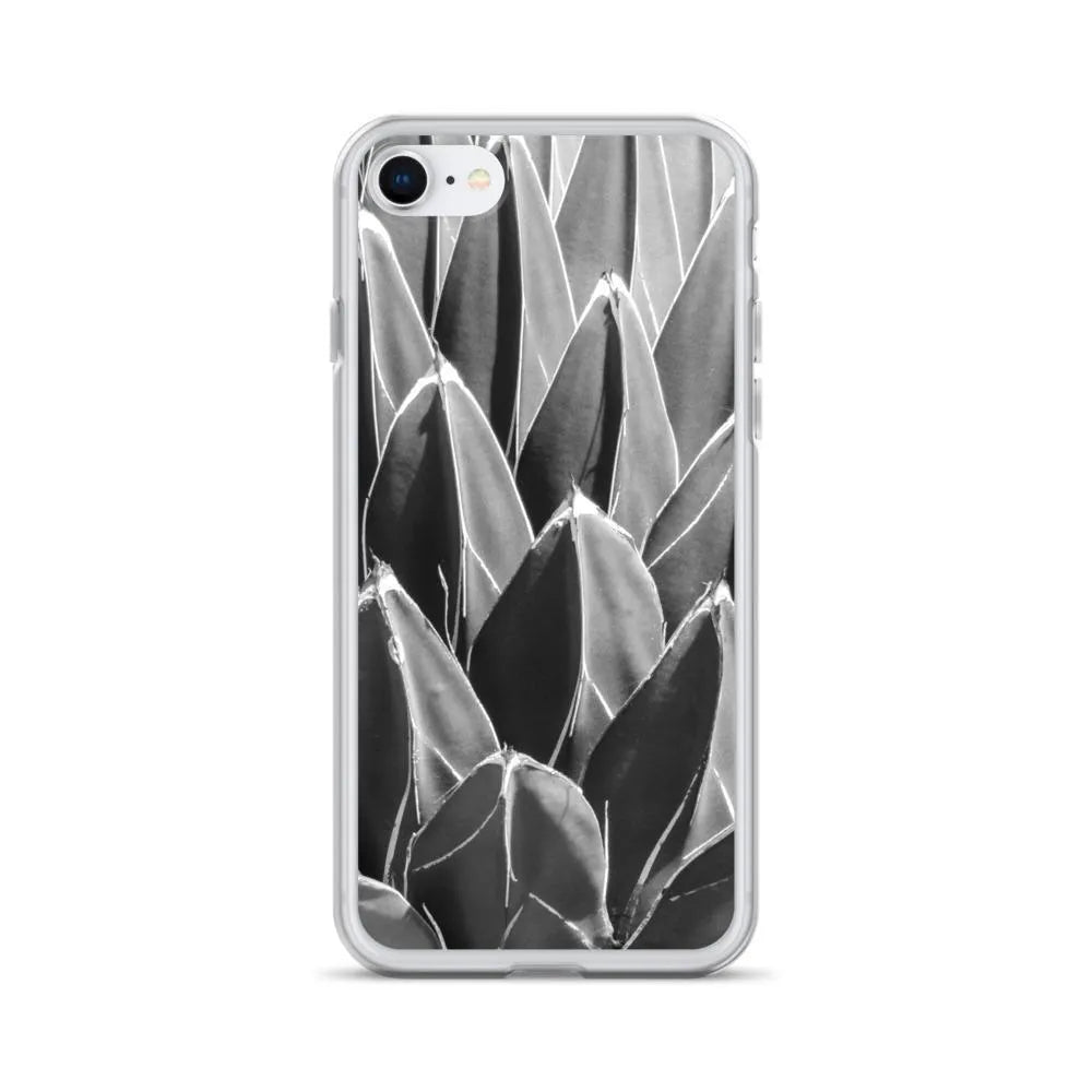 Decked Out Botanical Art Iphone Case - black And White - Iphone 7/8 - Mobile Phone Cases - Aesthetic Art